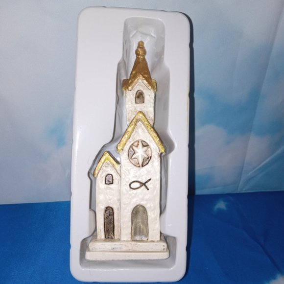 Vintage Cracker Barrel Chapel Ornament Season of Glory Hide a Note/Prayer - Picture 2 of 5